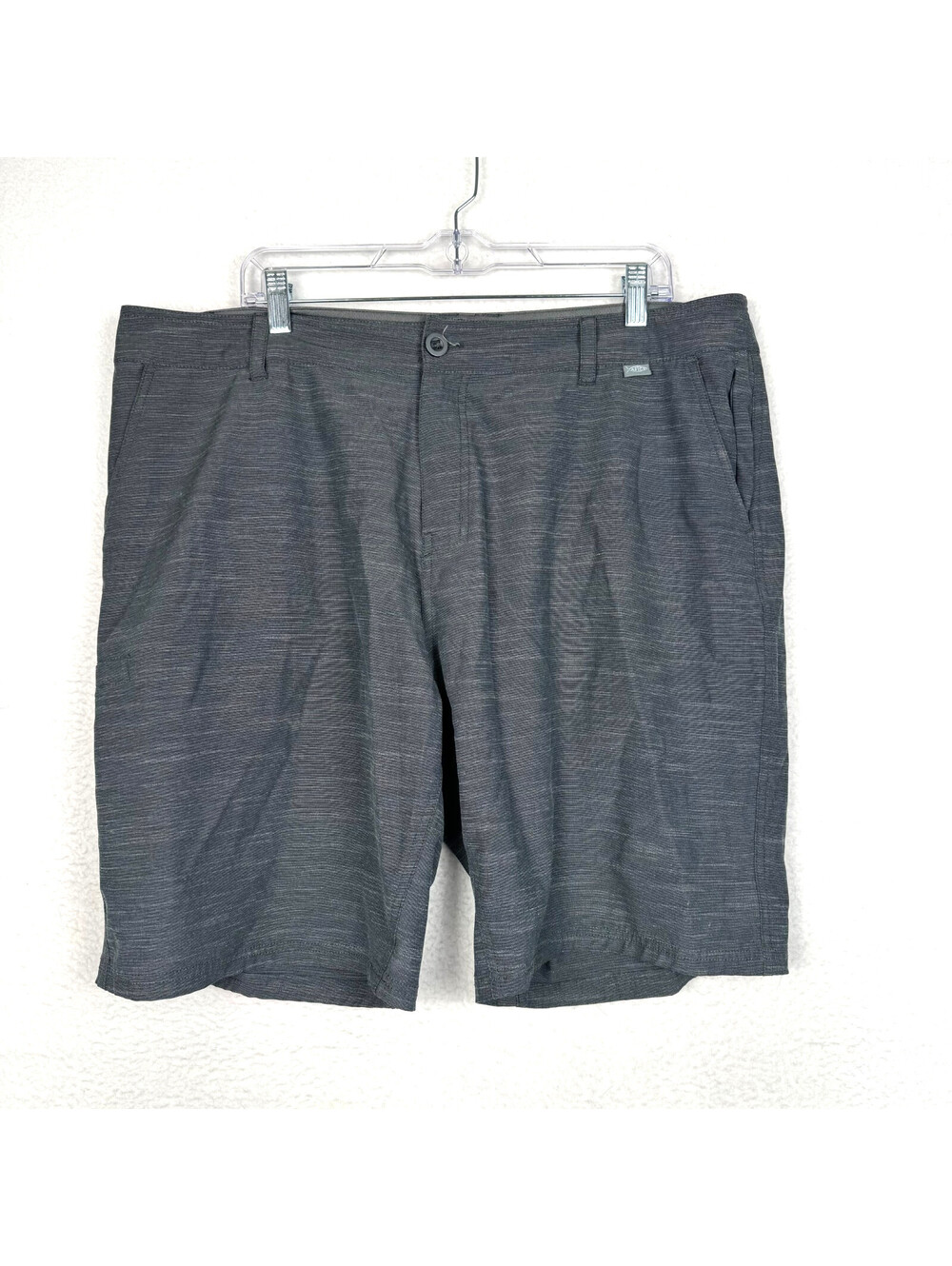 AFTCO American Fishing Tackle Co Mens Size 38 Gray Stretch Cargo Shorts